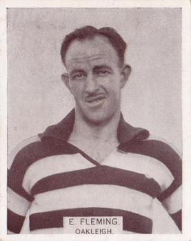 1933 Wills's Victorian Footballers (Large) #154 Eric Fleming Front